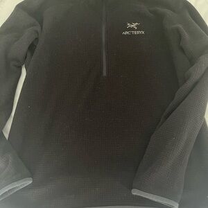 Arc'teryx Men's Charcoal Zip-Up Sweater